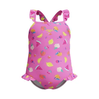Speedo Frill Thinstrap jr Speedo | Rosa | Enduraflex