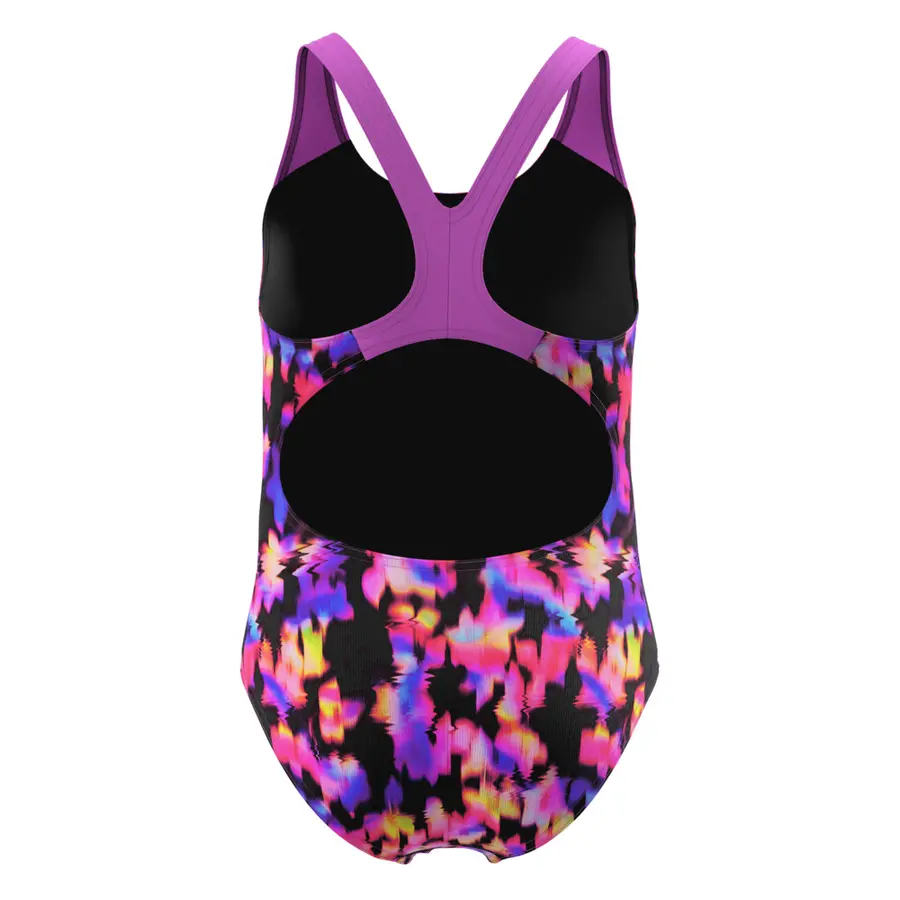 Speedo Print Splashback jr 116 Speedo | Svart/Rosa | EnduraFlex 
