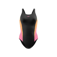 Speedo Colourblock Splice 34 Speedo | Svart/Rosa | EnduraFlex