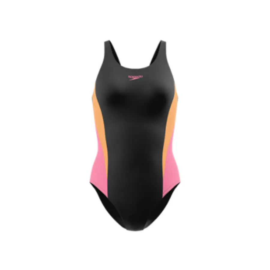 Speedo Colourblock Splice 34 Speedo | Svart/Rosa | EnduraFlex 