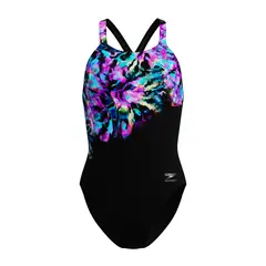 Speedo Placement Printed Powerback 22 Speedo | Svart/Flerfarget | Endurance+