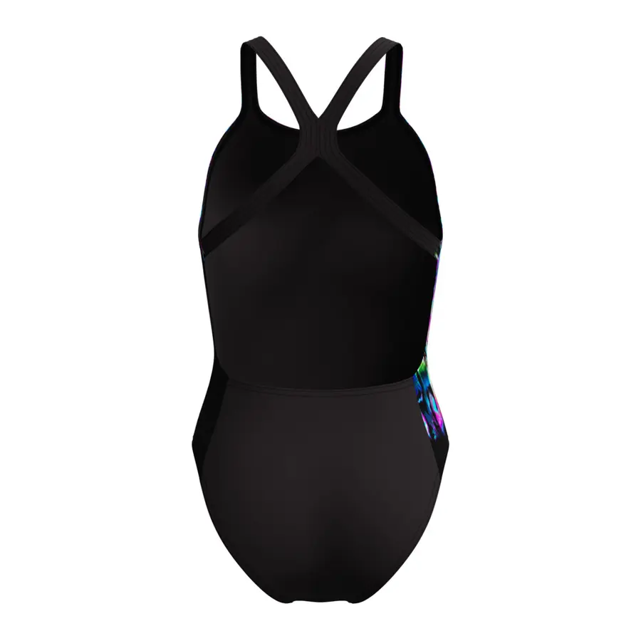 Speedo Placement Printed Powerback 22 Speedo | Svart/Flerfarget | Endurance+ 