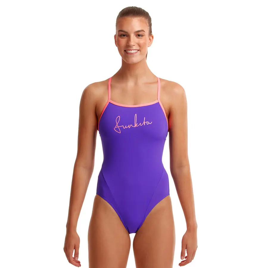 Purple Punch Badedrakt 36 Funkita | Single Strap One Piece 