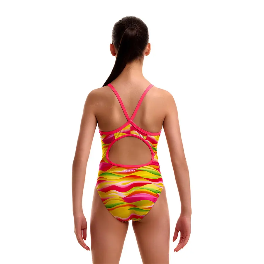 Custard Cakes Badedrakt jr 140 Funkita | Diamond Back One Piece 