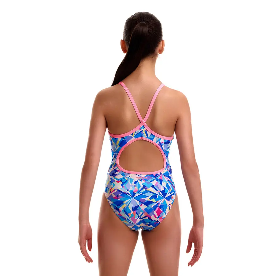 Crystal Mess Badedrakt jr 152 Funkita | Diamond Back One Piece 
