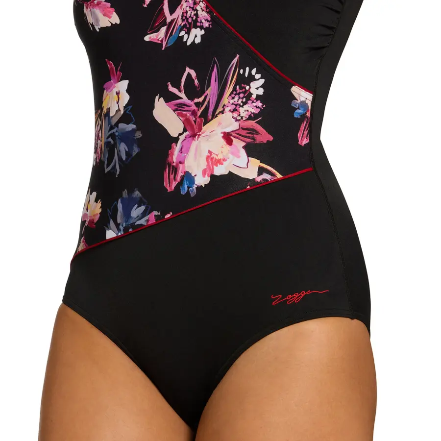 Zoggs Yuma Wrap Front EU34 Zoggs | Svart/Flerfarget | Ecolast+ 