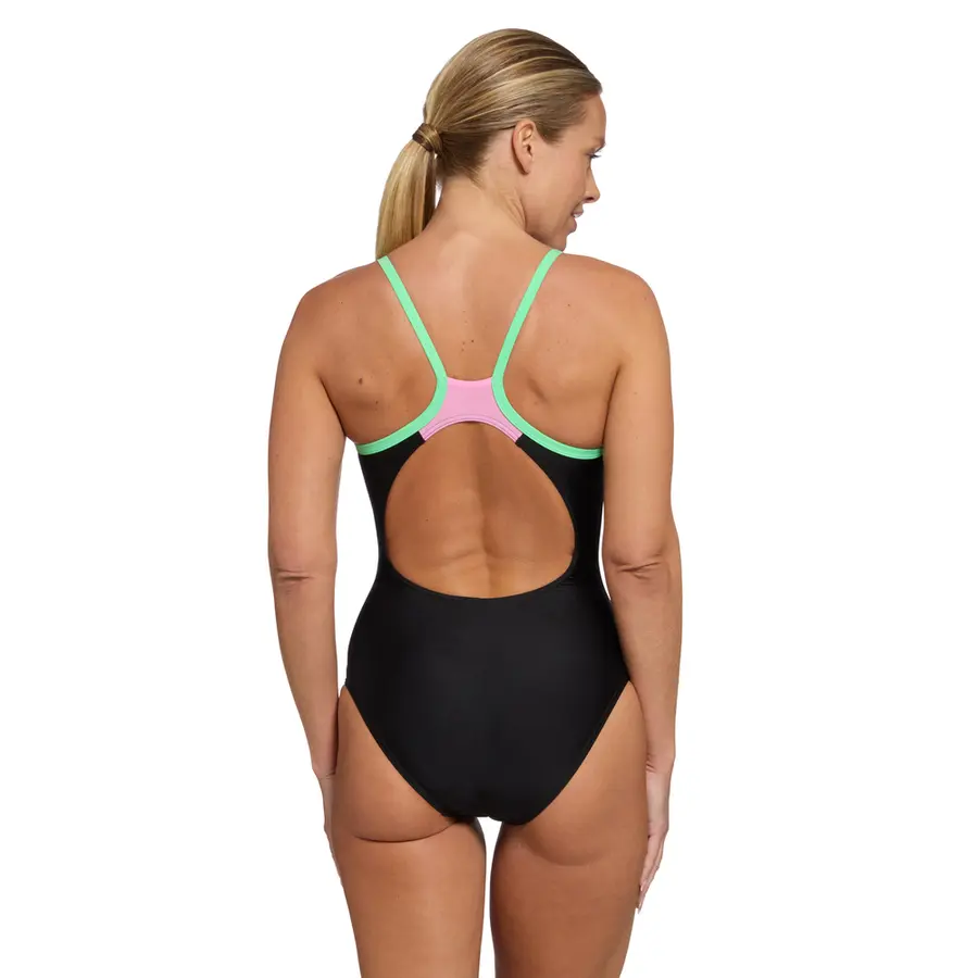 Zoggs Flak Cannon Strikeback EU34 zoggs | Svart/Mint/Rosa | Ecolast 