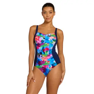 Zoggs Atlantis Ruched Front Zoggs | Flerfarget | Ecolast+