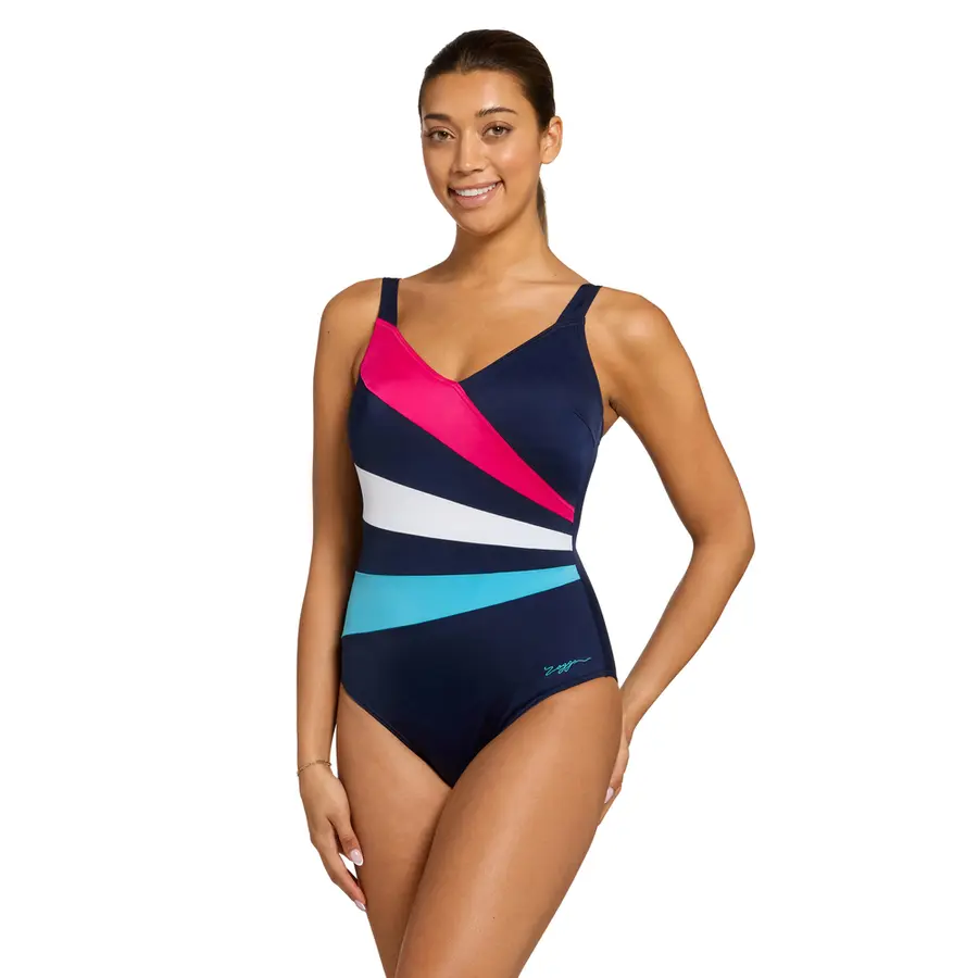 Zoggs Flashdrive Wrap Classicback EU34 Zoggs | Blå/Flerfarget | Ecolast 