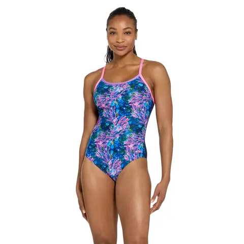 Sea Life Strikeback Badedrakt Zoggs | Blå/Flerfarget | Ecolast+