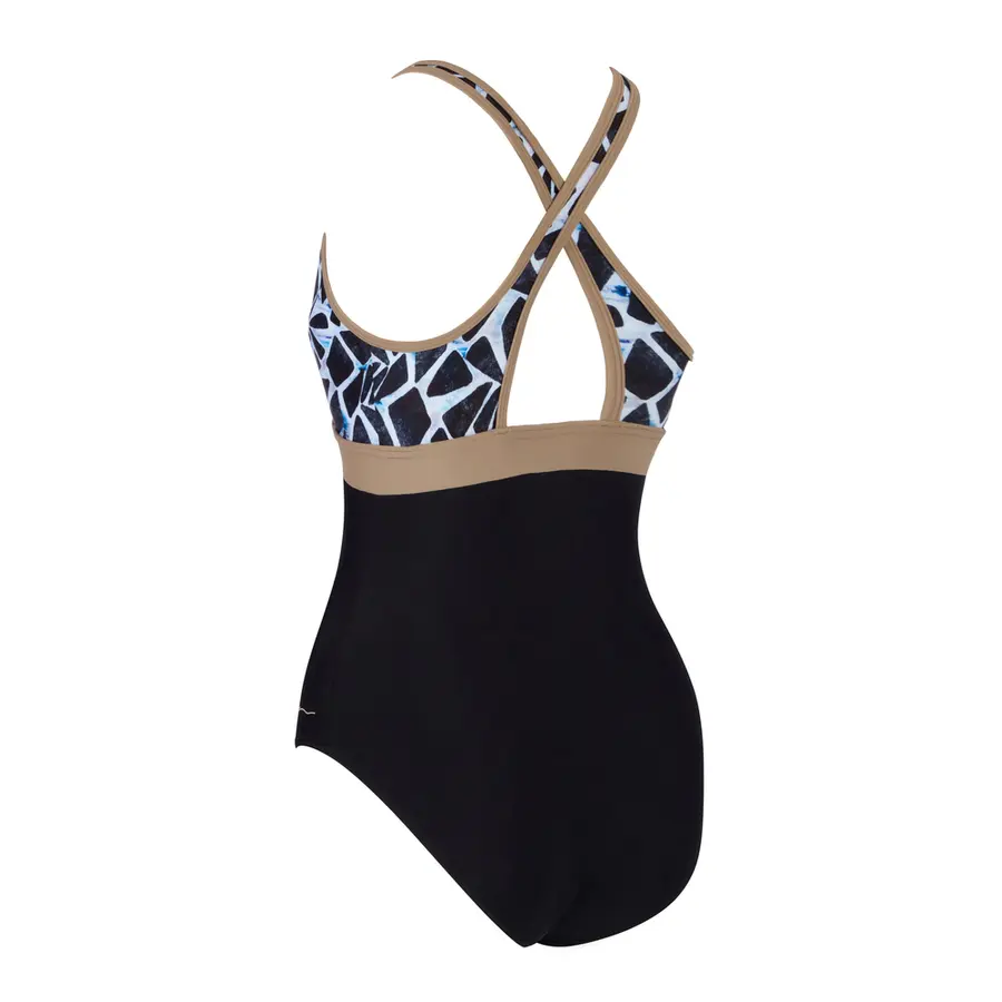 Zoggs Moonstone Dakota Crossback EU34 Zoggs | Svart/Flerfarget | Ecolast 