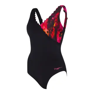 Zoggs Inferno Scallop Classicback Zoggs | Svart/Flerfarget | Ecolast