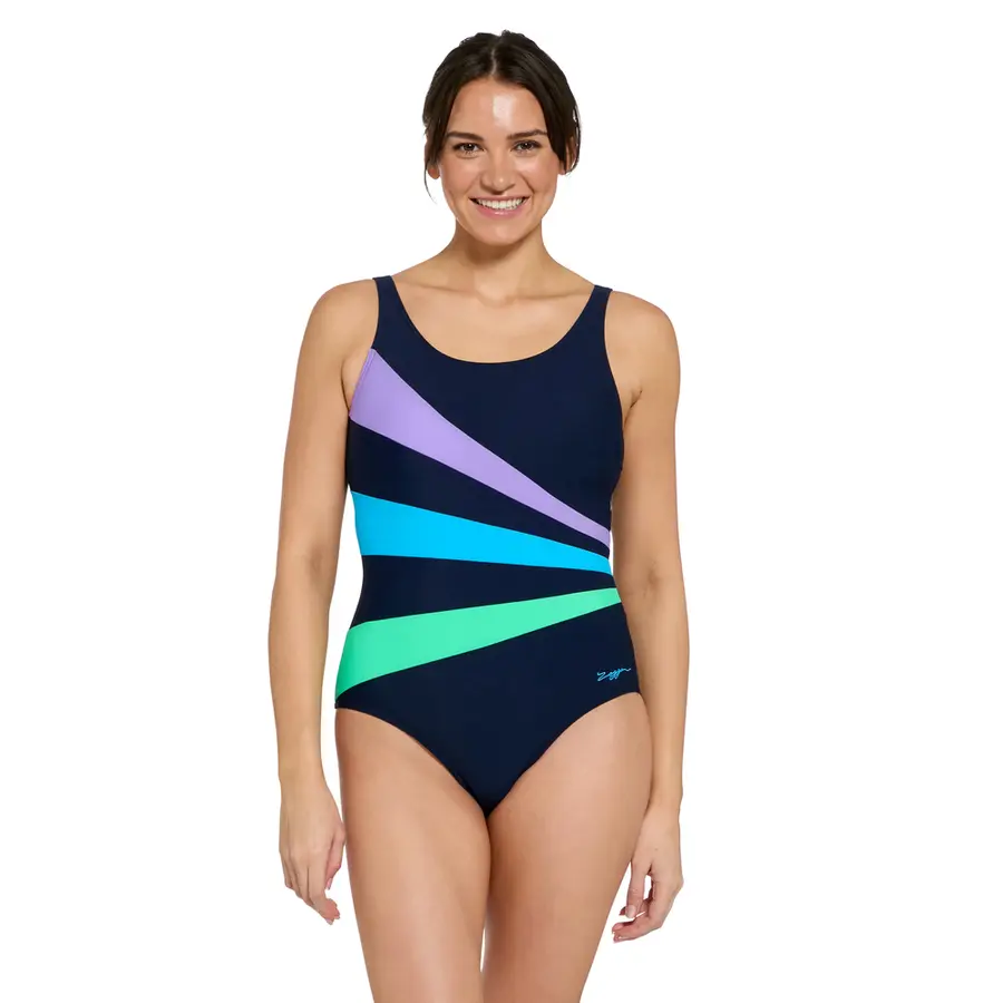 Zoggs Circus Sandon Scoopback EU34 Zoggs | Blå/Flerfarget | Ecolast+ 
