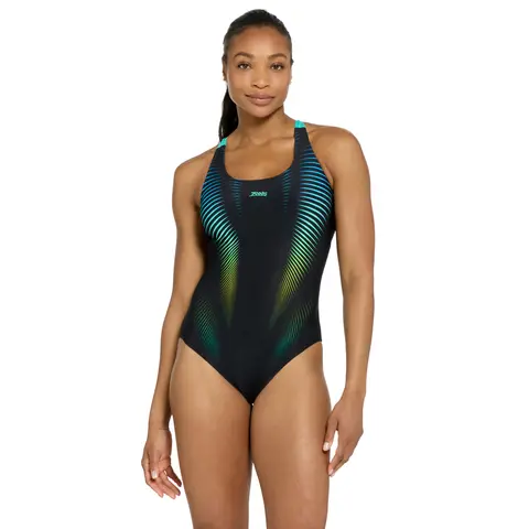 Zoggs Extender Powerback Zoggs | Svart/Flerfarget | Ecolast+