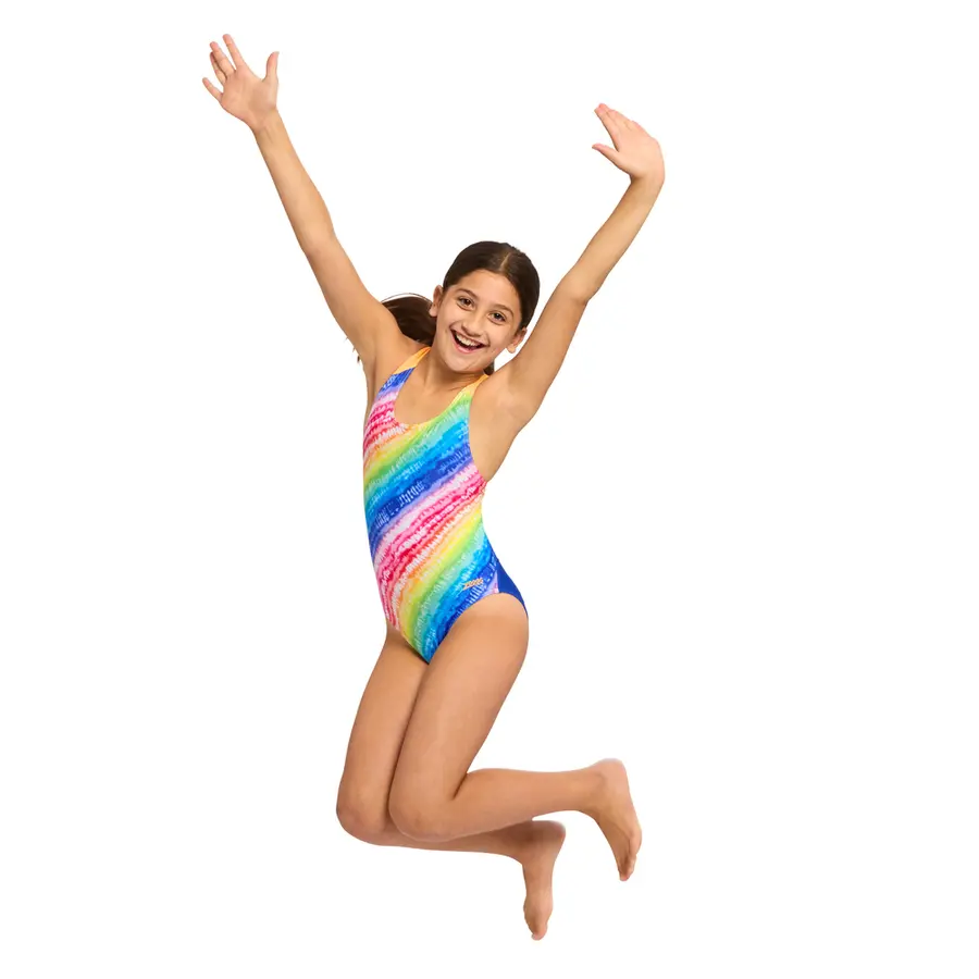 Zoggs Rainbow Ripple Flyback jr 116cm Zoggs | Flerfarget | Ecolast 