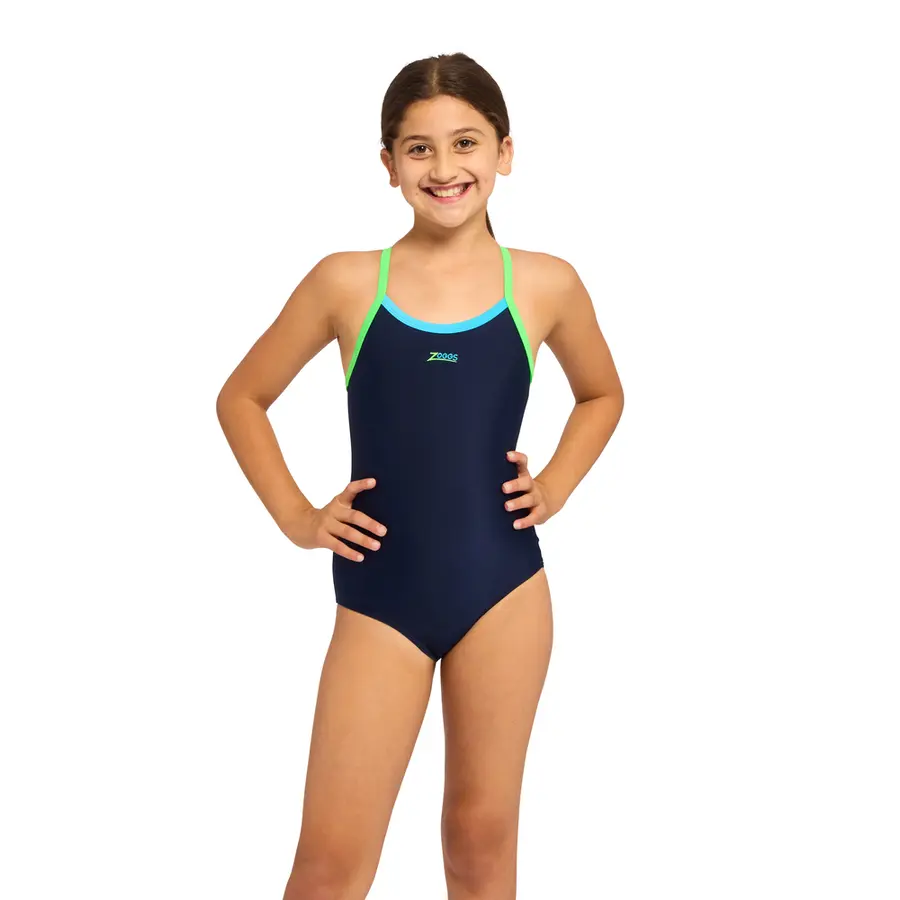 Zoggs Fishdom Kerrawa Strikeback jr 116 Zoggs | Blå/Grønn/Lys Blå | Ecolast 