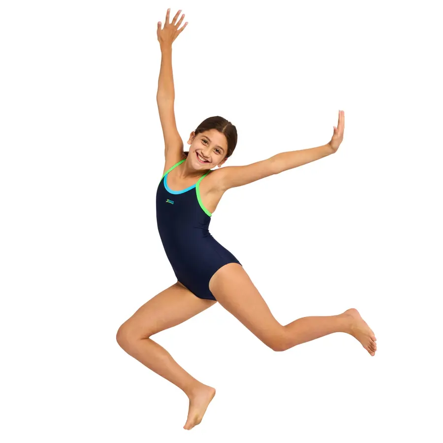 Zoggs Fishdom Kerrawa Strikeback jr 116 Zoggs | Blå/Grønn/Lys Blå | Ecolast 