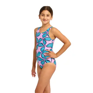 Zoggs Lily Maze Scoopback jr Zoggs | Bl&#229;/Lilla | Ecolast