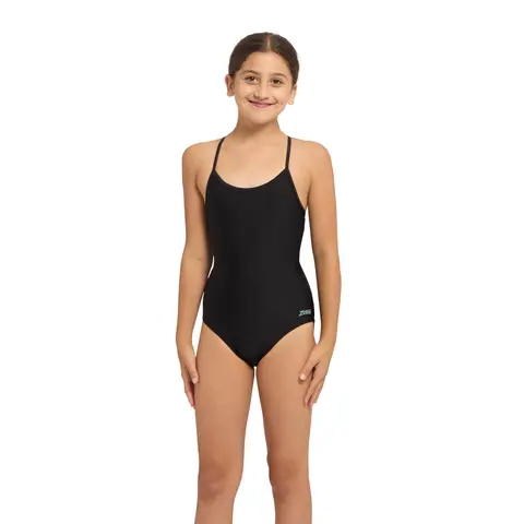 Freedom Sprintback Badedrakt jr Zoggs | Svart | Ecolast