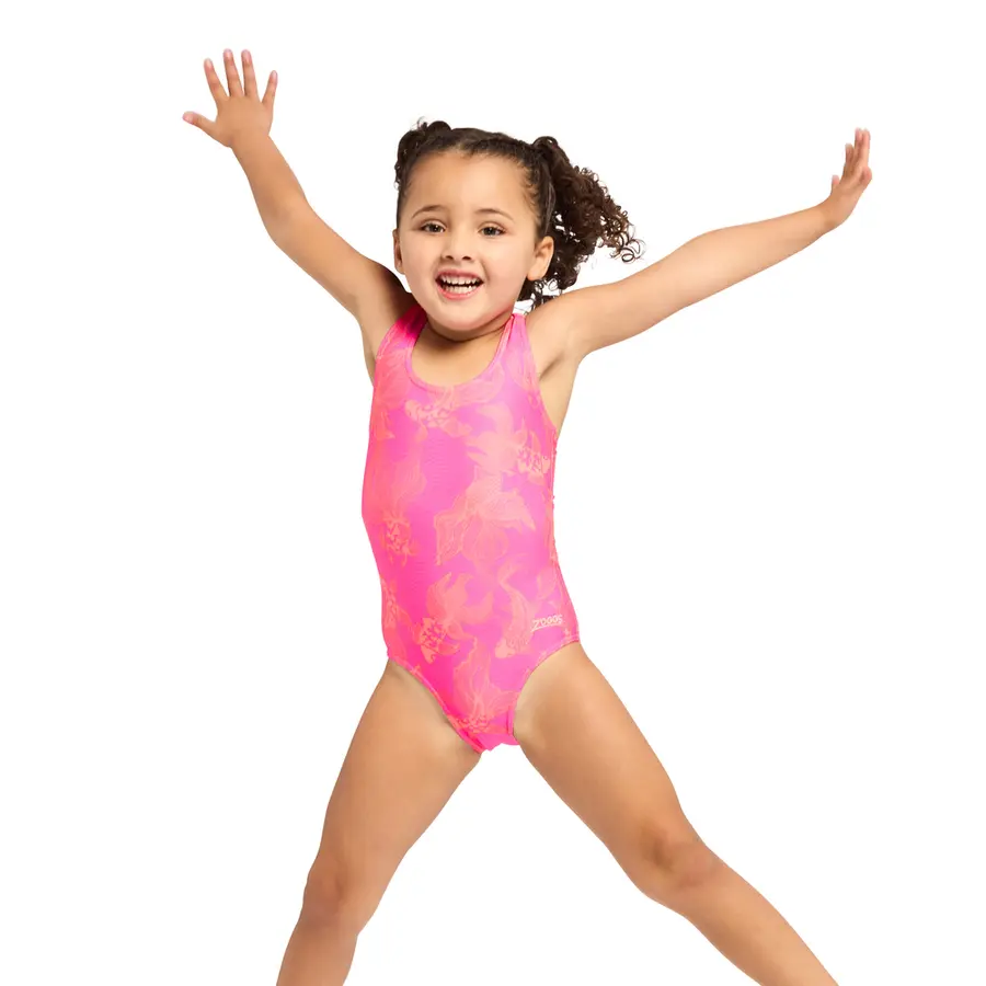 Zoggs Koi Actionback 80cm Zoggs | Rosa/Aprikos | Ecolast 