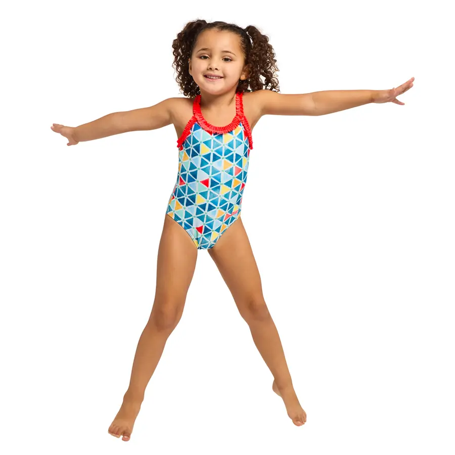 Zoggs Edelweiss Ruffle Crossback 80cm Zoggs | Flerfarget | Ecolast 