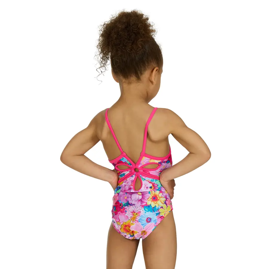 Eden Yaroomba Floral Badedrakt 98cm Zoggs | Rosa/Flerfarget | Ecolast 