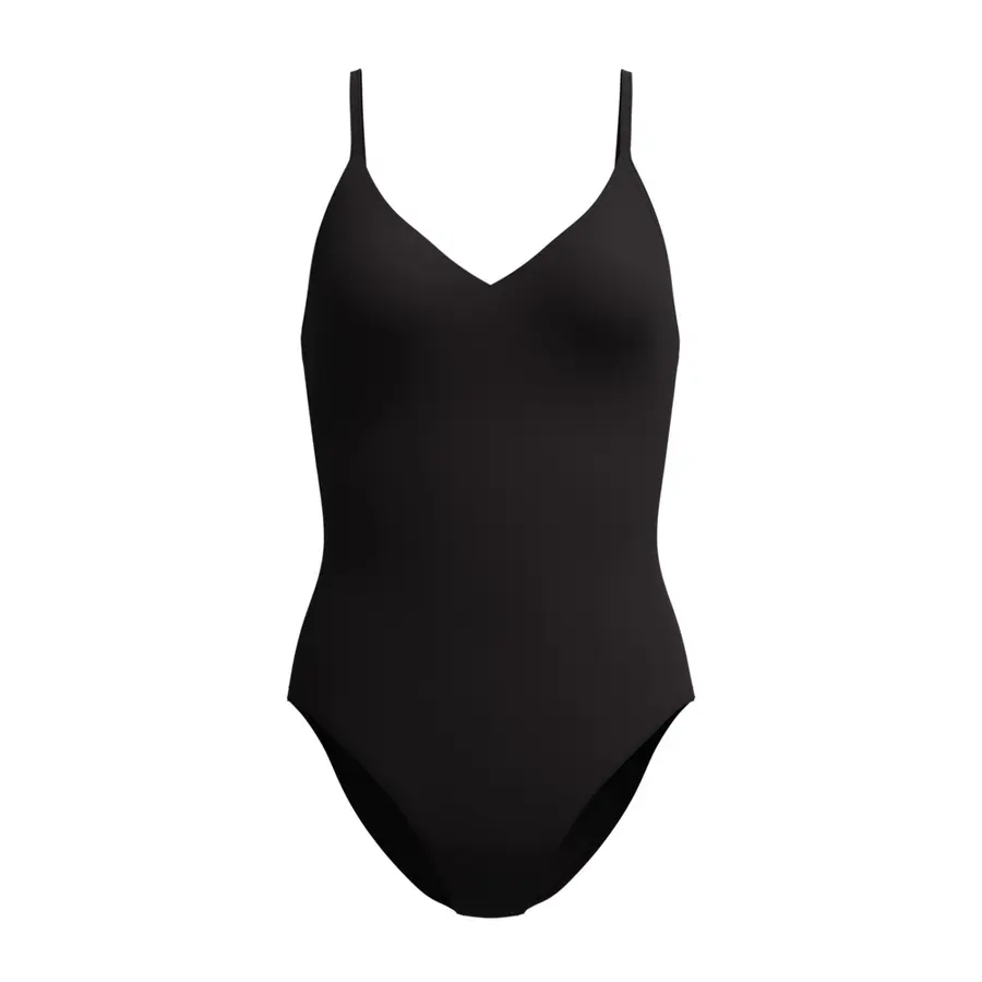 Speedo Solid V-Neck 30 Speedo | Antrasitt | Soft Swim Jersey 