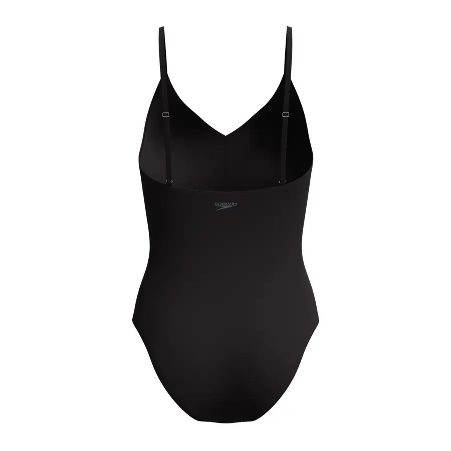 Speedo Solid V-Neck 30 Speedo | Antrasitt | Soft Swim Jersey 