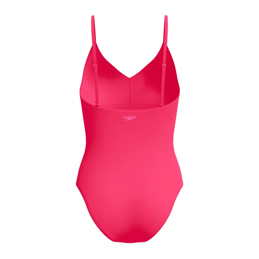 Speedo Solid V-Neck 30 Speedo | Ruby | Soft Swim Jersey 
