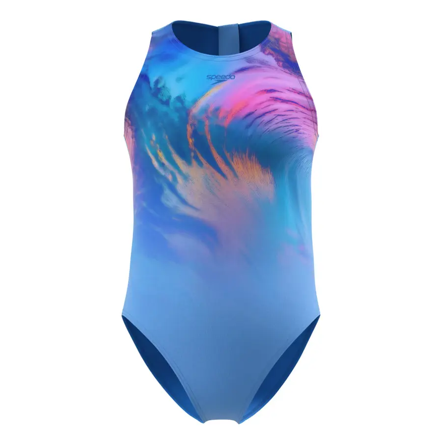 Speedo Print Hydrasuit jr 128 Speedo | Blå | EnduraSoft 