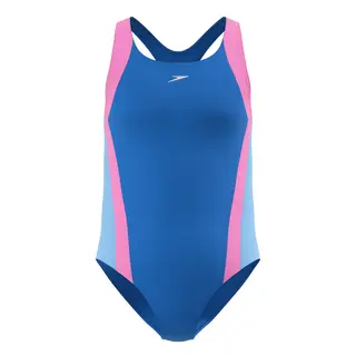 Speedo Spliced Infinity jr Speedo | Blå/Rosa | EnduraSoft