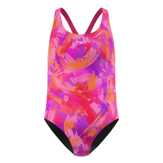 Speedo Printed Splashback jr Speedo | Rosa | Endurance+