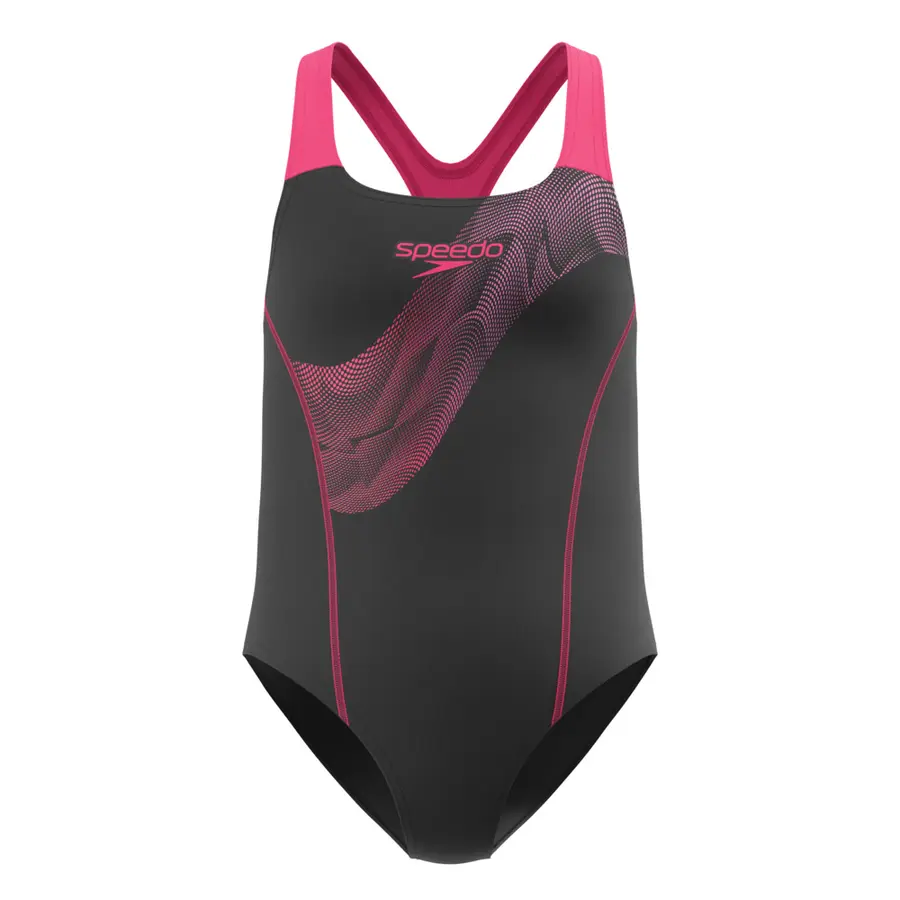 Speedo Medley Logo jr 104 Speedo | Svart/Rosa | EnduraSoft 