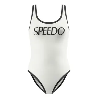 Speedo Bound Scoop Speedo | Hvit | Soft Swim Jersey