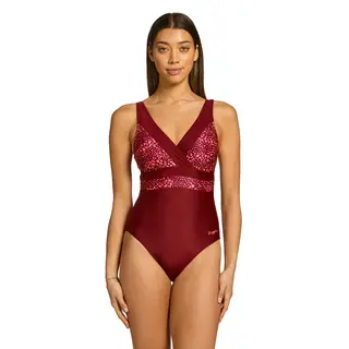 Zoggs Sea Skin Coral Square Back Zoggs | Rød | Ecolast