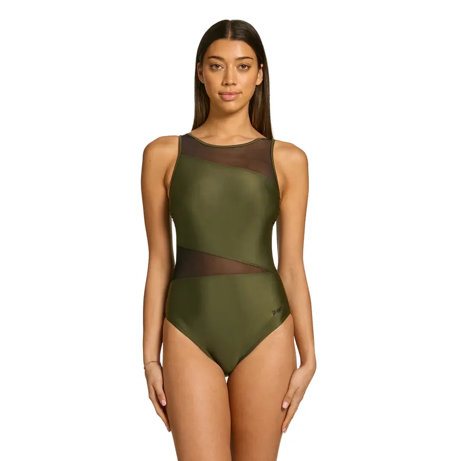 Zoggs Ember Sunset Mesh Adj V Back EU34 Zoggs | Grønn | Ecolast 