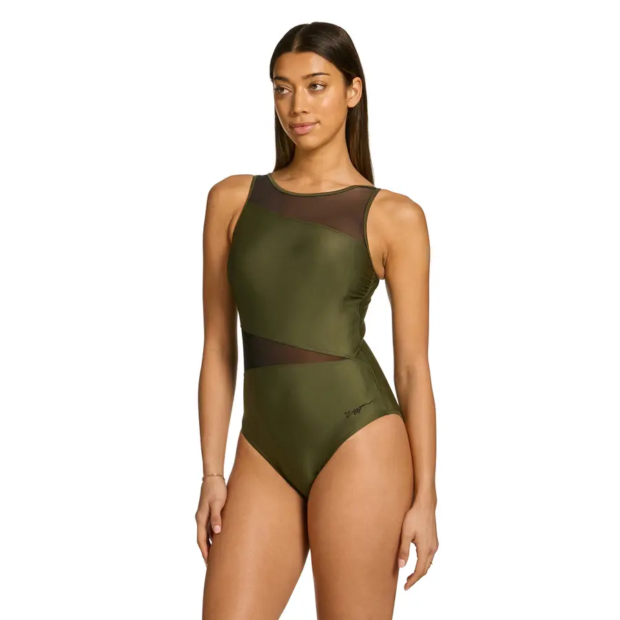 Zoggs Ember Sunset Mesh Adj V Back EU34 Zoggs | Grønn | Ecolast 
