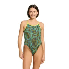 Zoggs Printed Rayback E+ EU30 Zoggs | Turkis/Gul/Flerfarget | Ecolast+