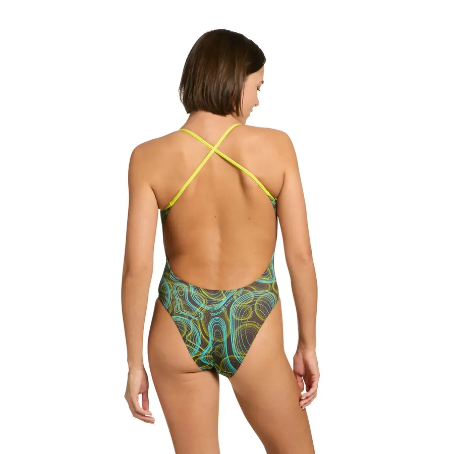 Zoggs Printed Rayback E+ EU30 Zoggs | Turkis/Gul/Flerfarget | Ecolast+ 