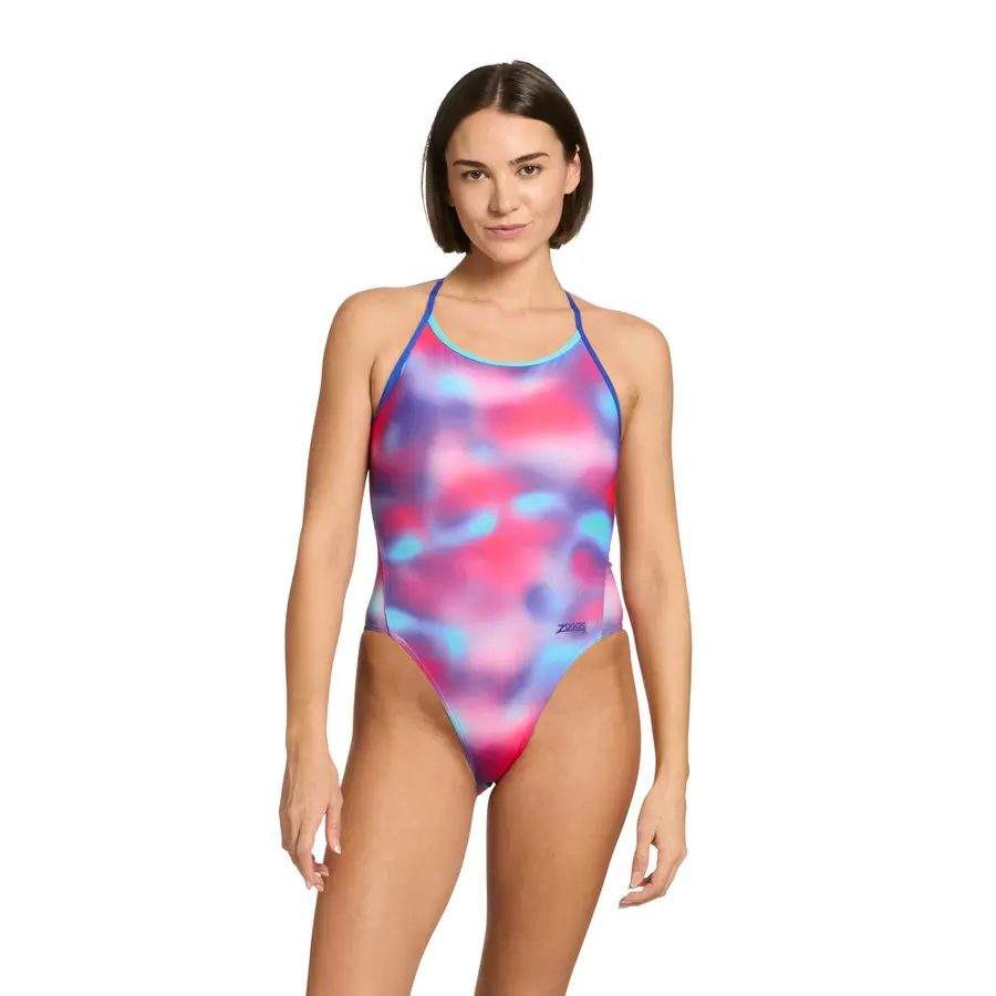 Zoggs Printed Rayback E+ EU30 Zoggs | Ros/Blå/Lilla | Ecolast+ 