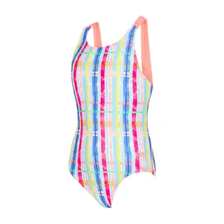 Zoggs Kaiya Stripe Flyback jr 140cm Zoggs | Flerfarget | Ecolast