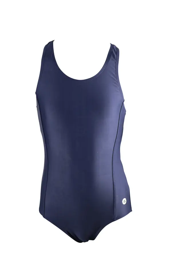 Solid Classic Back Badedrakt Jr 164 cm Ras | Marine | Classic 