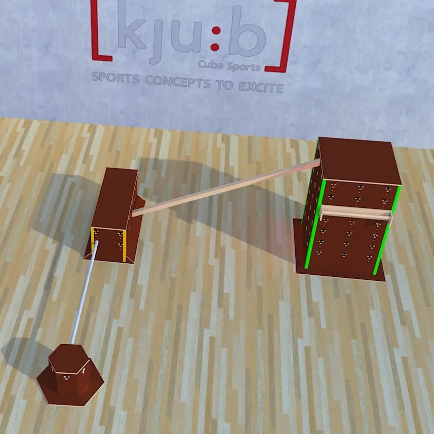 Cube Sports Sett 1 | Parkour Liten pakke til skole og idrett 