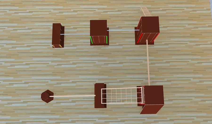 Cube Sports Sett 3 | Parkour Stor pakke til skole og idrett 
