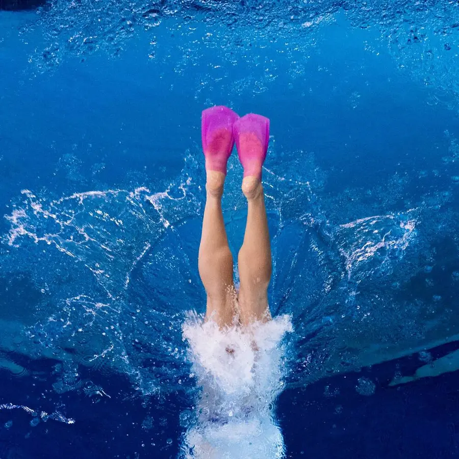 FINIS SlipFin Pro Svømmeføtter S Rosa | Korte blad 