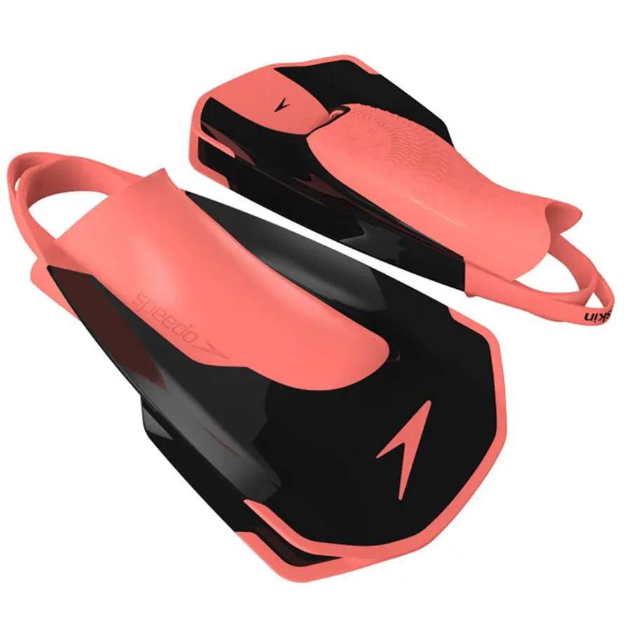 Speedo Fastskin KickFin Svømmeføtter 38-39 | Korte blad | Svart/rød 