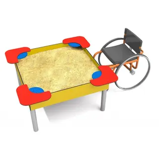 Sandkasse Somero 1 Tilpasset rullestol | Lekeplass