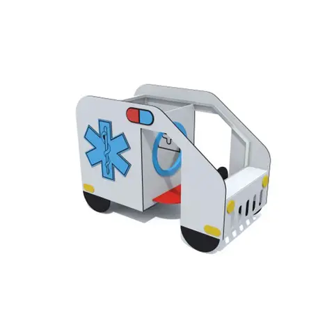 Lekehus | Ambulanse liten Lekebil i tre