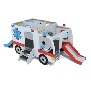 Lekehus | Ambulanse stor Lekebil i tre