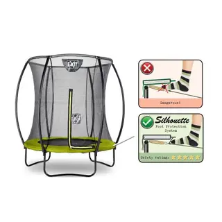 EXIT Silhouette trampoline 183 cm | Inkl. sikkerhetsnett
